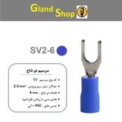 تصویر سرسیم دوشاخ سایز 2.5 مدل SV2-6 (بسته 100 عددی) 