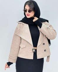 تصویر کت کراپ فوتر سگک دار 