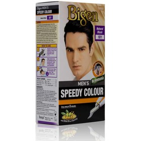 تصویر رنگ مو مردانه بیگن شماره 101 Bigen Men's Speedy Color No 101