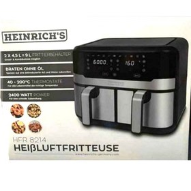 تصویر سرخ کن دوقلو هنریچ مدل HFR8214 Henrich twin fryer-HFR8214