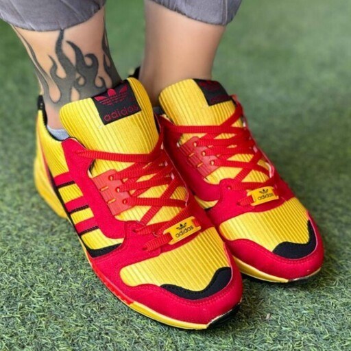 خرید و قیمت کتانی مردانه adidas zx 8000 قرمز زرد(ارسال