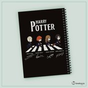 تصویر دفتر یادداشت harry potter group 