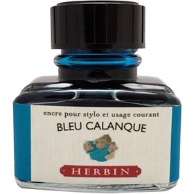 تصویر جوهر خودنویس هربین 30ml Blue Calanque 