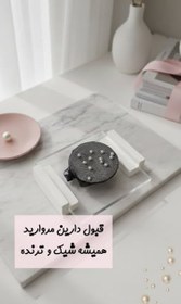 تصویر کش موی توری مرواریدی 