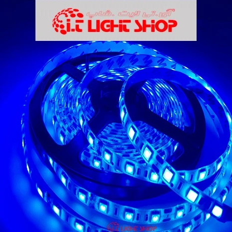 خرید و قیمت LED نواری 12ولت IP65 5050 آبی | ترب