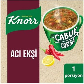 تصویر سوپ نیمه آماده Knorr سبزیجات و نودل تند 19 گرمی Knorr Cup-A-Soup vegetables with Noodle spicy 19gr