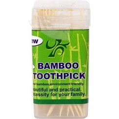 تصویر خلال دندان با چوب بامبو 70 عددی 