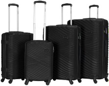 تصویر مجموعه چمدان VIPTOUR 4 عددی ABS ساخته شده با چرخ های اسپینر و سیستم قفل شونده چمدان-A387A 