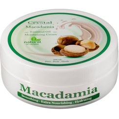 تصویر کرم مرطوب کننده کریستال مدل Macadamia حجم 200 میلی‌لیتر مرطوب کننده و آبرسان کریستال مدل Macadamia رطوبت رسان