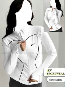 تصویر سویشرت تک فینگردار ورزشی زنانه NIKE کد 004 NIKE womens finger sport sweatshirt code 004