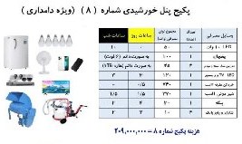 تصویر پکیج برق خورشیدی اماده ویژه دامداری 