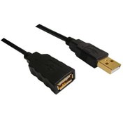 تصویر کابل افزایش طول USB 2.0 مدل FN-U2CF15 طول 1.5 متر فرانت Faranet USB 2.0 A/M to A/F Extension Cable 1.5m FN-U2CF15