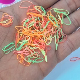 تصویر چهل گیس شیشه شیر رنگی 