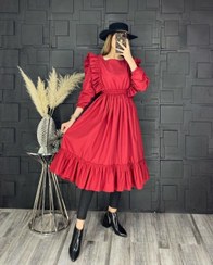 تصویر پیراهن یلدایی زنانه و دخترانه کد te80917 