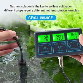 تصویر تستر کیفیت آب وای فای برند YIYEGO مونیتور دار 