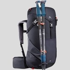 تصویر کوله پشتی کوهنوردی 20 لیتری کچوا Quechua hiking backpack 20L 