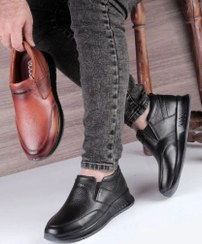 تصویر کفش،کتونی تمام چرم طبیعی مردانه مدل اکبپ 