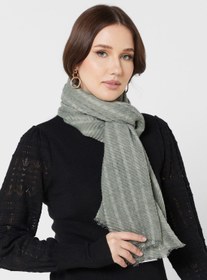 تصویر شال با الگوی پارچه‌ای برند vero moda Fabric Pattern Scarf