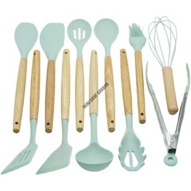 تصویر ست ابزار آشپزی سیلیکن 