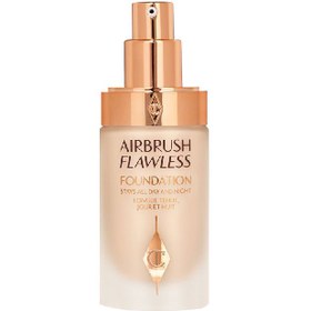 تصویر کرم پودر Airbrush Flawless Foundation شارلوت تیلبری – کد 4 Warm/Chaud 