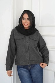 تصویر کت جیب دار خارجی جنس فوتر 