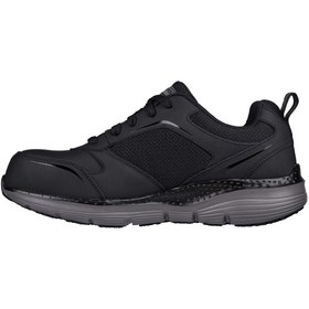 تصویر کفش کار مردانه اسکچرز skechers work arch-fit 200134-bkcc 