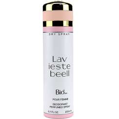 تصویر اسپری بدن زنانه مدل Lavieste Beell حجم 200 میلی لیتر بیو استار Bio Star Lavieste Beell Deodorant Spray For Women 200ml