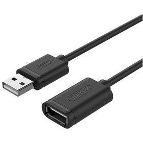 تصویر کابل افزایش طول USB 2.0 یونیتک مدل Unitek Y-C428GBK طول 1متر ا Unitek Y-C428GBK USB 2.0 extension cable 1 meter Unitek Y-C428GBK USB 2.0 extension cable 1 meter