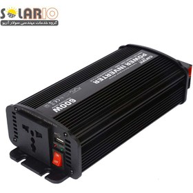 تصویر اینورتر شبه سینوسی 600 وات مدل CAR600 برند CARSPA سری CAR Modified sine Wave inverter 600W CARSPA CAR series 12V , 24V