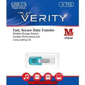 تصویر فلش مموری وریتی مدل V710 USB2.0 با ظرفیت 64 گیگابایت 