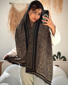 تصویر شال موهر پلنگی - کد۳ 