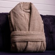 تصویر حوله تن پوش دیمورا رنگ نسکافه ای تیره 