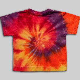 تصویر تیشرت تای دای (شیبوری) اسپیرال children's tie dye clothing