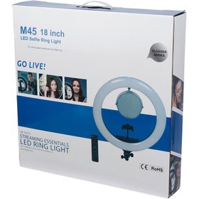 تصویر رینگ لایت "M45 18 M45 18 Inch LED Ring Light