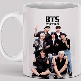 تصویر ماگ سرامیکی طرح bts 1 