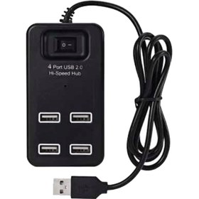 تصویر هاب USB 2.0 چهار پورت مدل P-1601 P-1601 4 Port USB 2.0 Hub