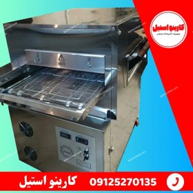 تصویر فر پیتزا ریلی دهنه ۵۰ موتور پایین 