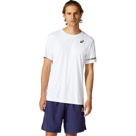 تصویر تی شرت تنیس مردانه اسیکس Asics Court SS TEE- سفید 