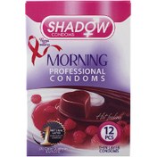تصویر کاندوم مورنینگ شکلاتی و خاردار 12تایی شادو ا Shadow Morning Professional Condom 12pcs Shadow Morning Professional Condom 12pcs