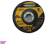 تصویر سنباده فلاپ دیسک کنزاکس (Kenzax) مدل KFD-7612 بسته 10 عددی 