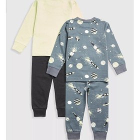 تصویر پیشبند فضایی - بسته ۲ عددی برند mothercare Space Pyjamas - 2 Pack