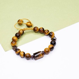 تصویر دستبند سنگ چشم ببر (dbet005) 