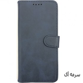 تصویر کیف چرمی مگنتی محافظ لنزدار Samsung Galaxy A22 4G / M22 / M32 4G Leather Case For Samsung Galaxy Samsung Galaxy A22 4G / M22 / M32 4G