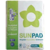 تصویر زیرانداز (دروشیت) بیمار سان پد سایز 90*60 تک عددی underpad