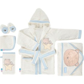 تصویر ست حوله پنج تكه LOVELY BEAR رز برن Rose born Towel Set Lovely Bear 5 Piece