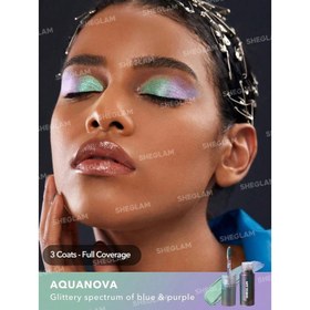 تصویر سایه چشم مایع کروم Chroma Zone Eyeshadow Aquanova 