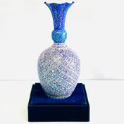 تصویر گلدان مینا کاری برجسته نفیس سایز 30 سانتی 