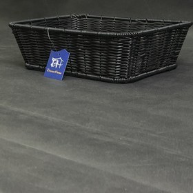 تصویر سبد نان و سبزی مستطیل بزرگ بافت دریم هوم 