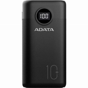 تصویر پاوربانک ای دیتا مدل P10000QCD ظرفیت 10000 میلی آمپر ساعت 