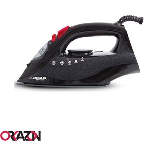 تصویر اتو دستی مشکی عرشیا مدل SI064-2462 Arshia black manual iron model SI064-2462